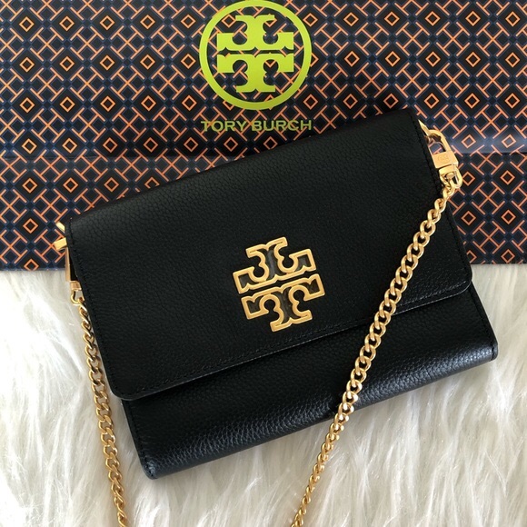 Tory Burch Britten Chain Wallet - Picture 3 of 10